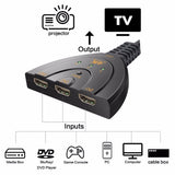 3 Port 4K HDMI Switch - Brillantes Umschalten für Ihr Entertainment-Setup