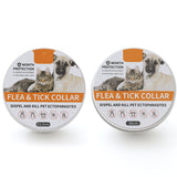 Silicone protective collar against parasites for pets