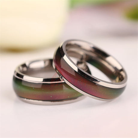 Trendy Changeable Color Adjustable Mood Ring