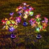 LED solar butterfly courtyard light