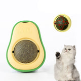 Cute Avocado Cat Toy with Catnip - Teeth Cleaning Toy