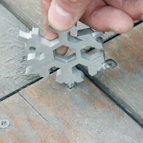 Snowflake tool card with 18 functions