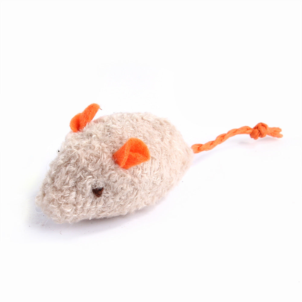 Plush cat toy with mouse design catnip