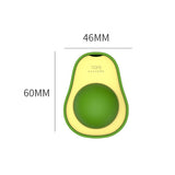 Cute Avocado Cat Toy with Catnip - Teeth Cleaning Toy