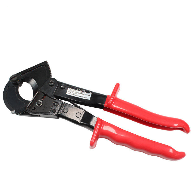 Ratchet Wire Cutters - Insulated copper-aluminum wire cutters for effortless cutting