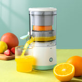 360 Orange Maschine: Ihr ultimativer tragbarer USB-Juicer!