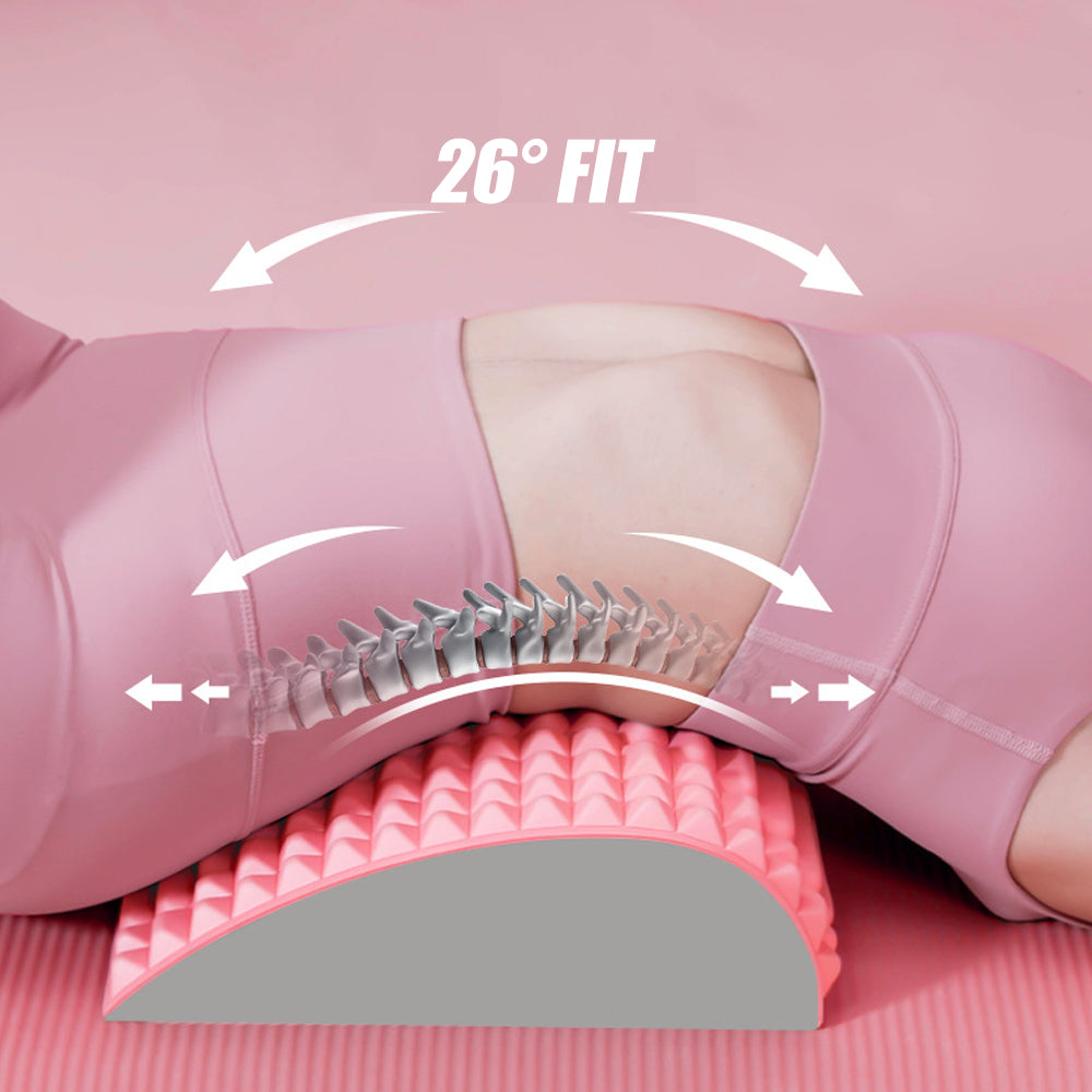 Back Stretcher Pillow - Neck and Lumbar Support Massager