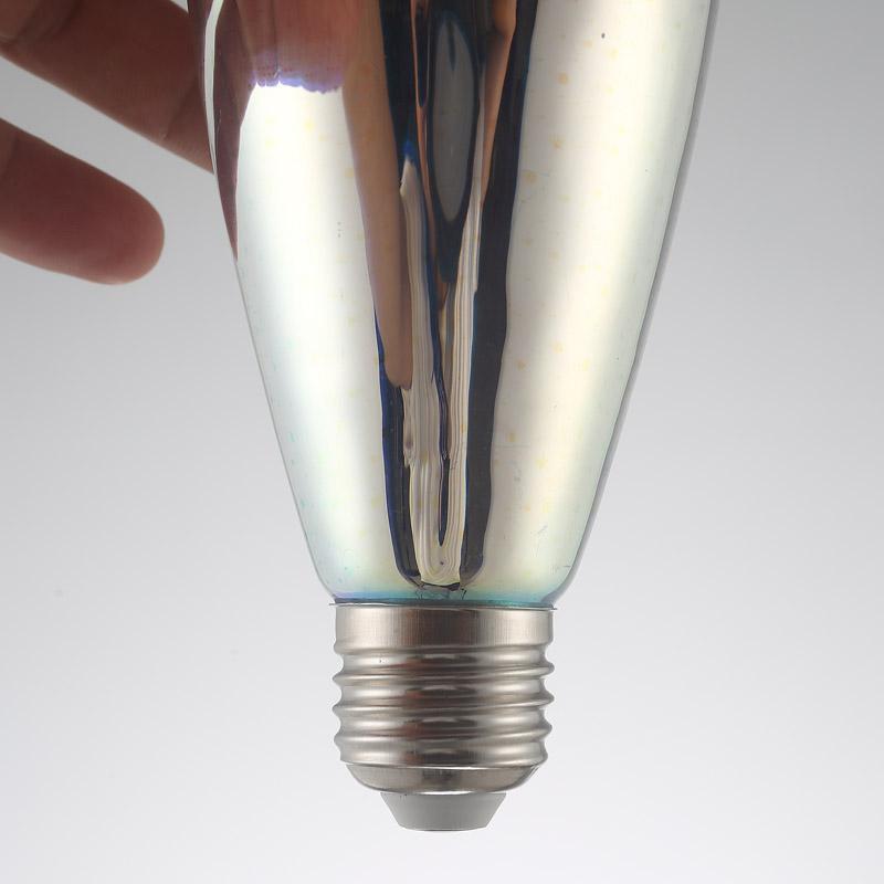 LED 3D decorative lamp: Fireworks in light bulb design for the perfect holiday ambience