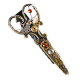 Steampunk Vintage Gear Scissors Hair Clips - Gothic Clock Screws Vintage Lolita Brooch Hair Accessories