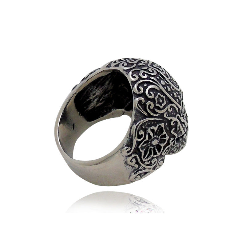 Hip Hop Skull Ring - Trendy men's personality ring in punk style