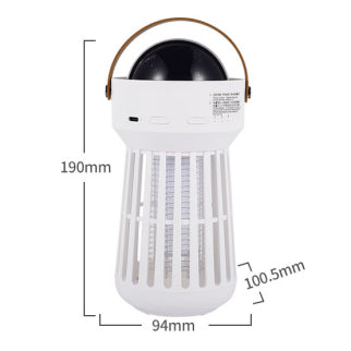 2-in-1 Electric Mosquito Killer Lamp with Starry Sky Projection - Safe &amp; Non-Toxic Mosquito Repellent for Indoor &amp; Outdoor Use