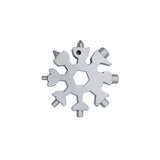 Snowflake tool card with 18 functions