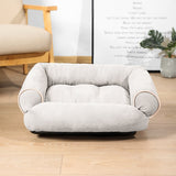 High quality dog ​​sofa bed: soft sleeping nest for pets in different colors and sizes