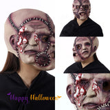 Dreiseitige Halloween Grimassen-Horrormaske - Tauchen Sie ein in die Dunkelheit dieses Festes!