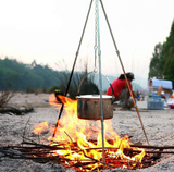 Aluminium-Feuerstativ für Outdoor-Camping