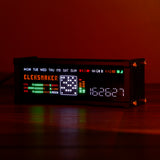 Creative Retro VFD Clock - Electronic Time VFD Display - Perfect Gift for Boyfriend - Digital LED Dot Matrix Music Frequency Spectrum