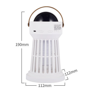 2-in-1 Electric Mosquito Killer Lamp with Starry Sky Projection - Safe &amp; Non-Toxic Mosquito Repellent for Indoor &amp; Outdoor Use