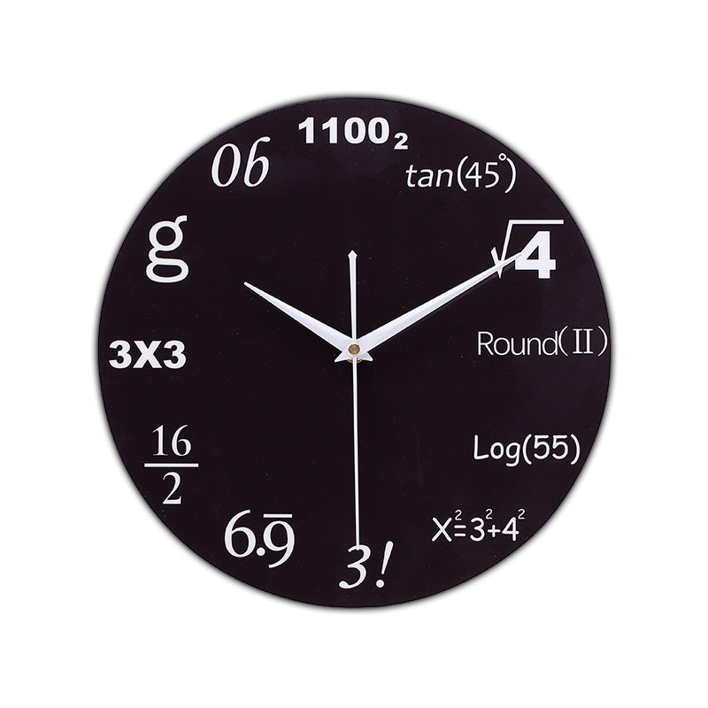 Creative Mathematical Wall Clock: The perfect interplay of art and function