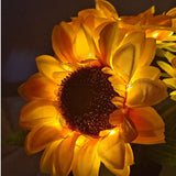 Rechargeable Sunflower LED Night Lamp - A Luminous Work of Art for Any Ambiance