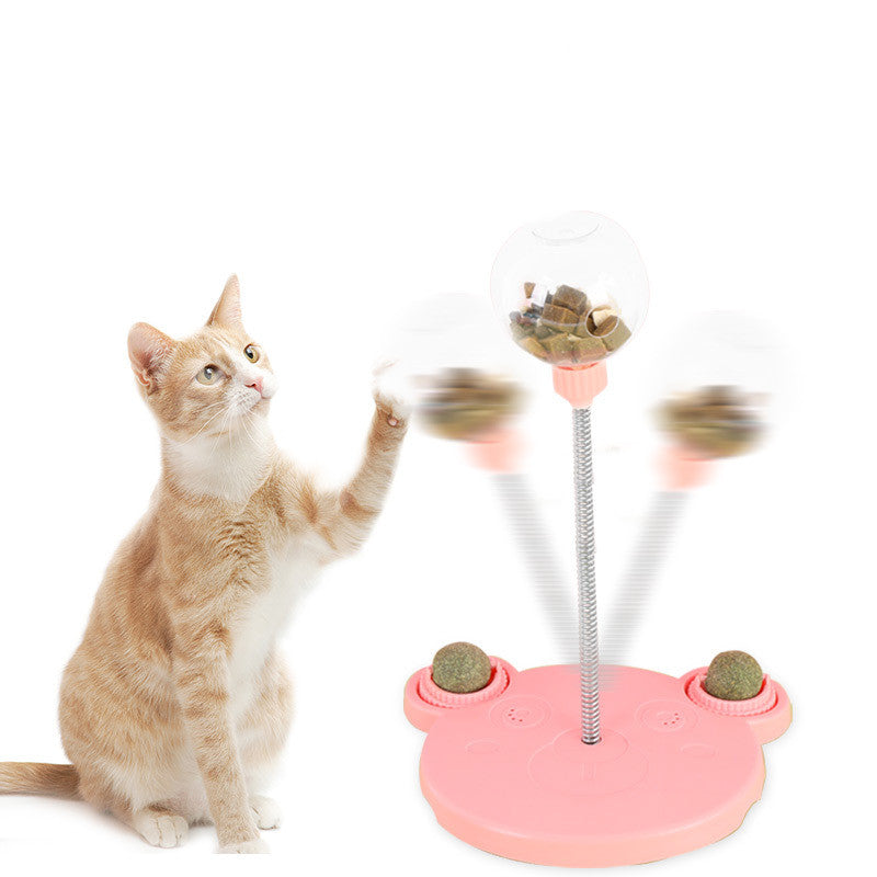 Interactive pet toy - entertainment and feeding in one!