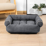 High quality dog ​​sofa bed: soft sleeping nest for pets in different colors and sizes