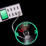 Optimize your workplace USB fan with LED time display - cooling and time tracking in one!