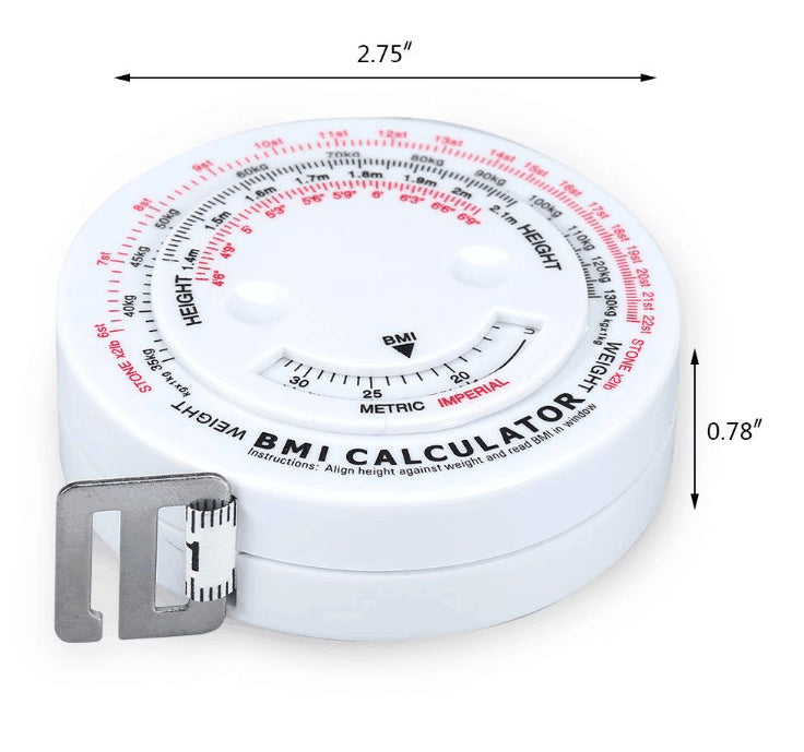 Taillenfettmessung Rund BMI Maßband