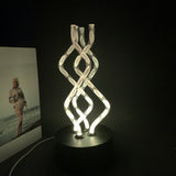 Creative USB Acrylic Table Lamp - 7 Color Changing - Atmosphere Night Lights - LED Decoration - Night Club Lights - Bedroom Decoration