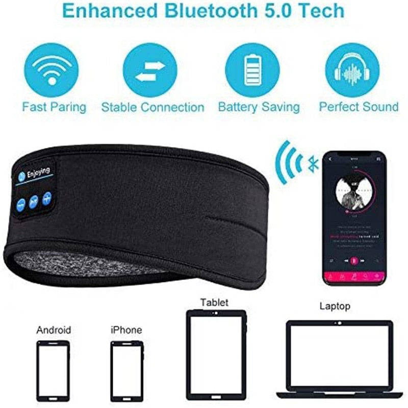 Bluetooth Schlafkopfhörer Stirnband