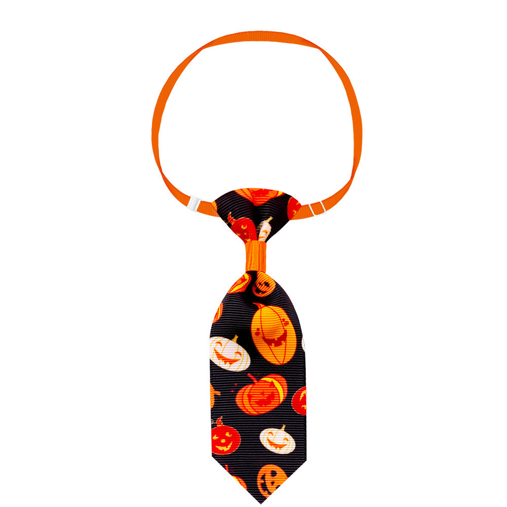 Pet Halloween Set with Skull and Tie