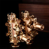 Handmade copper mechanical punk kerosene lighter