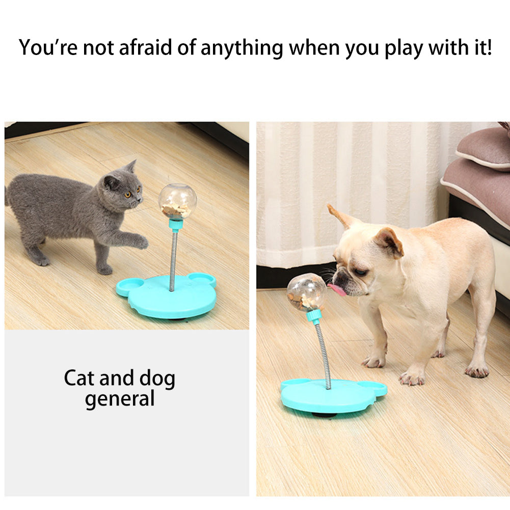 Interactive pet toy - entertainment and feeding in one!