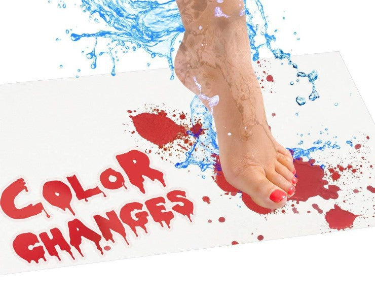 Color Changing Premium Doormat - Blood Novelty Bathroom Mat