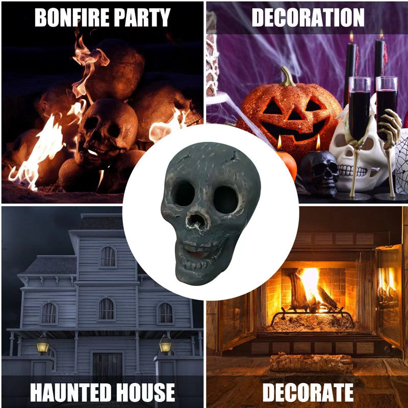 Totenkopf Halloween Grillfeuer Ornament - Dekoratives Design