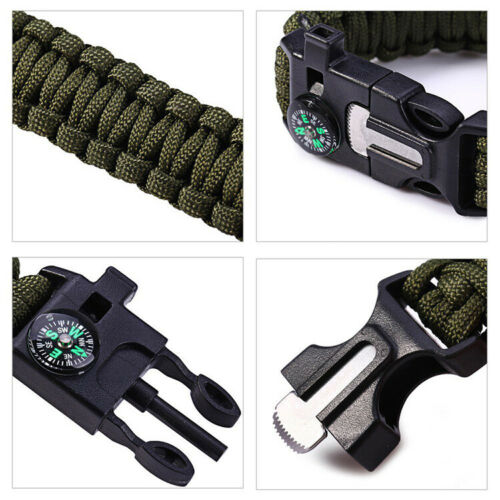 Emergency Paracord Bracelet - The ultimate survival tool for adventurers