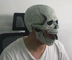 Schädel Kopfbedeckung Cosplay Helm für Halloween