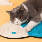 Natural Cat Scratching Mat - Cactus Shape | Real sisal quality