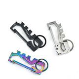 Multifunctional stainless steel key chain pendant: elegance meets functionality