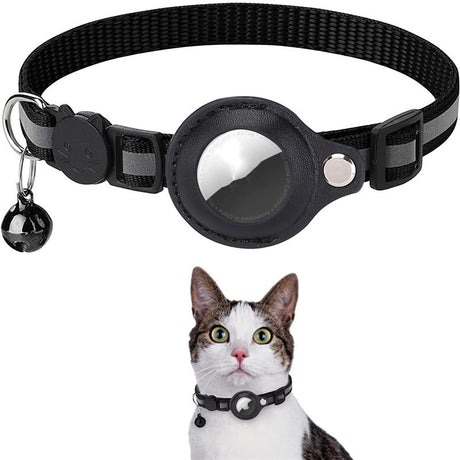 Reflective collar with waterproof cover for Airtag - security &amp; tracking for your pet