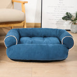 High quality dog ​​sofa bed: soft sleeping nest for pets in different colors and sizes