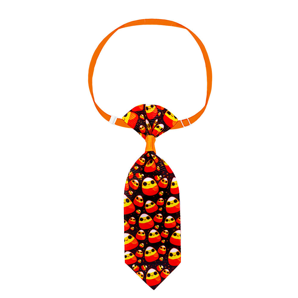 Pet Halloween Set with Skull and Tie