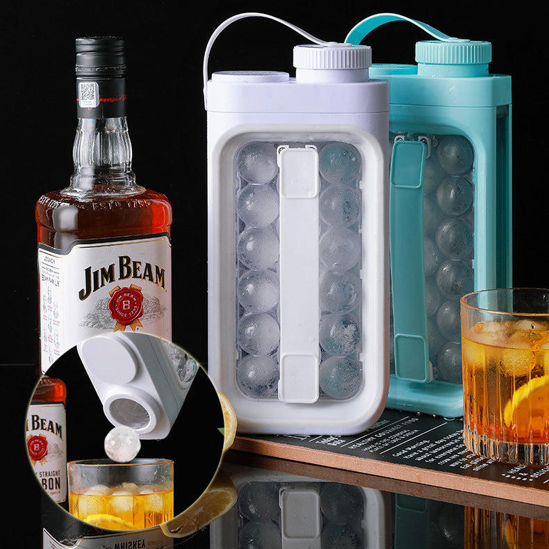 2-in-1 Portable Quick Release Ice Ball Cooler for Summer