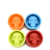 Stylish Large Square Skull Silicone Ice Cube Tray