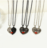 Punk Retro Skull Pendant - Halloween Heart Design Necklace: Love at first sight!