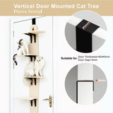 Mewoofun 4-Level Versatile Cat Climber Shelves Door Mounted Vertical Cat Tree