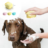 Silicone bath massage gloves for dogs: wellness and cleanliness in one!