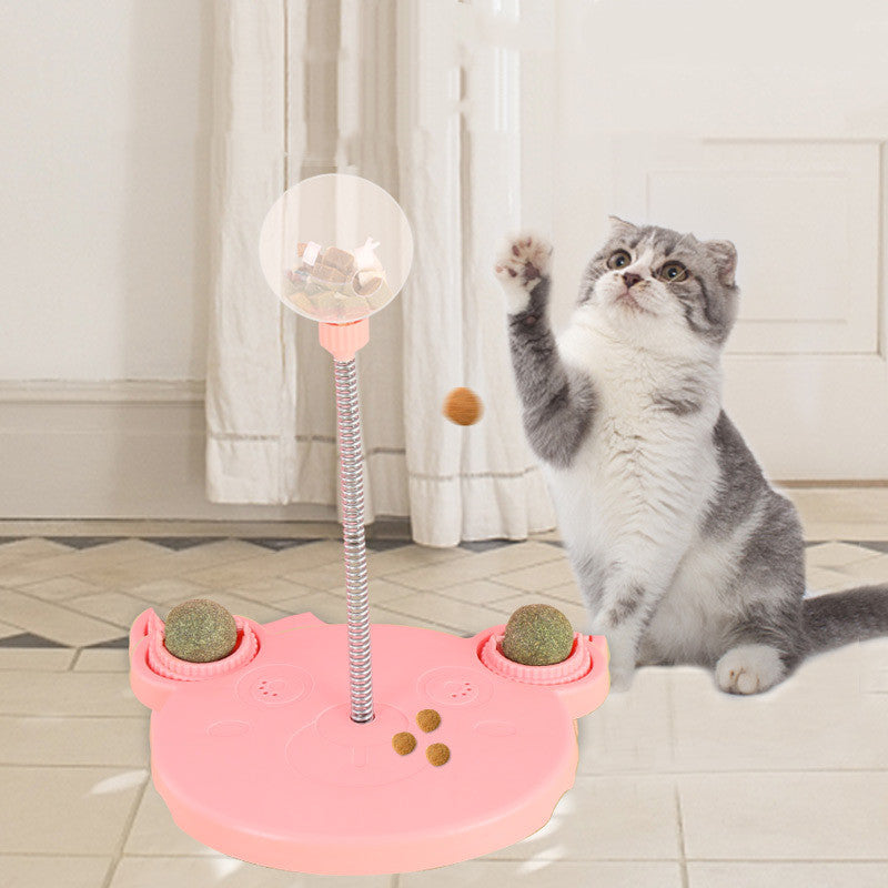 Interactive pet toy - entertainment and feeding in one!