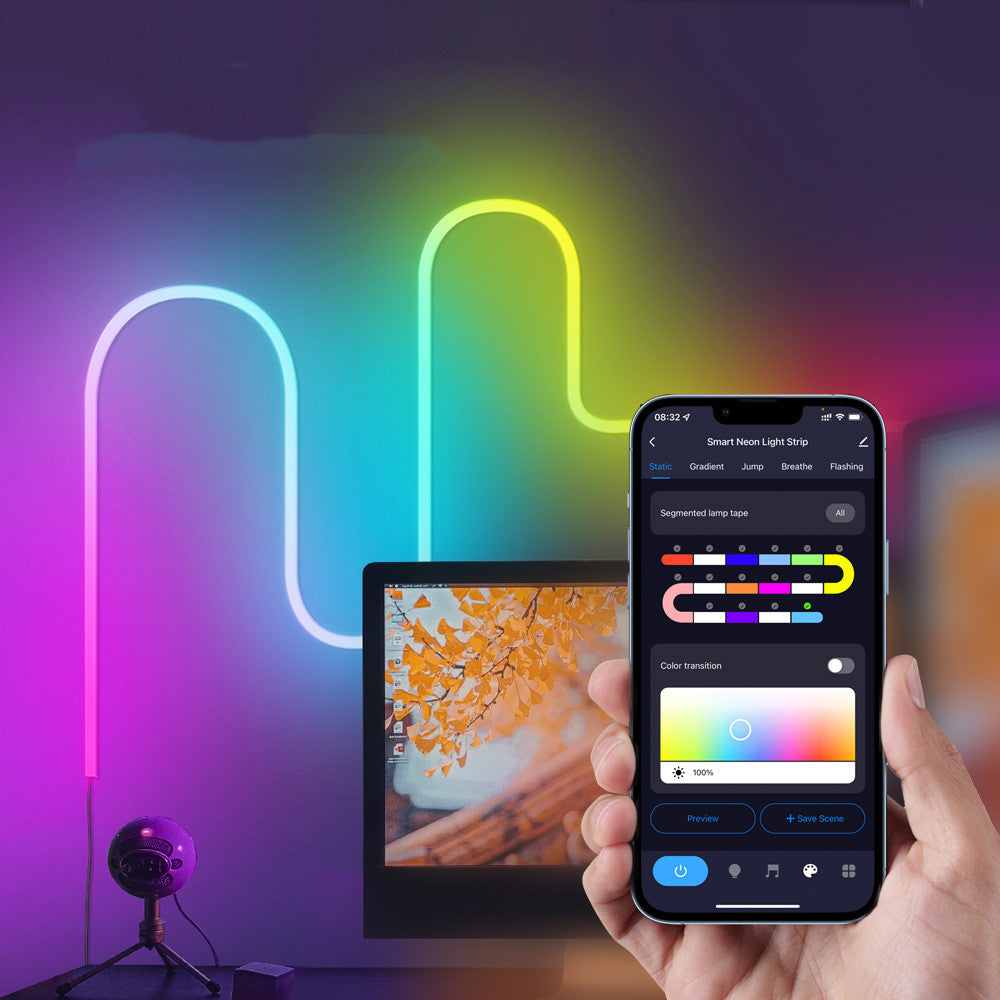 Graffiti smart wifi led neon light for bars