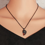 Punk Retro Skull Pendant - Halloween Heart Design Necklace: Love at first sight!