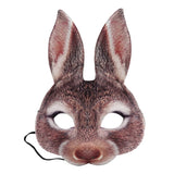 Carnival Party EVA Half Face Bunny Mask - Perfect for Masquerade Balls